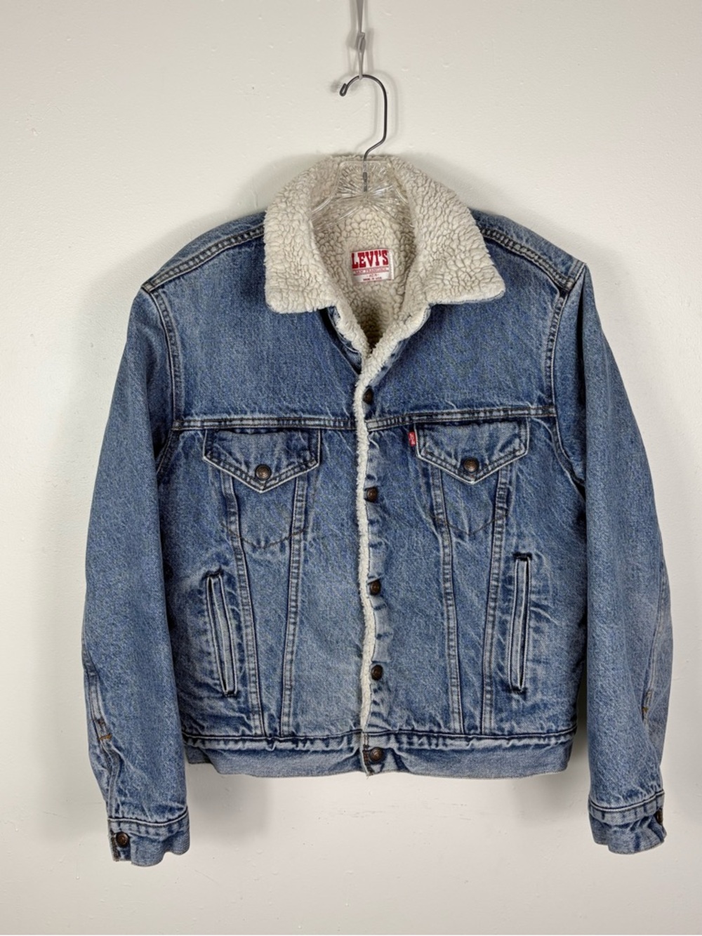 Levi's Sherpa-Lined Denim Trucker Jacket 80s